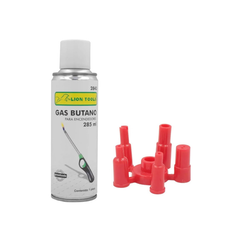 Gas butano para recargar encendedores 285 ML
