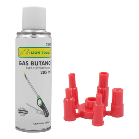 Gas butano para recargar encendedores 285 ML