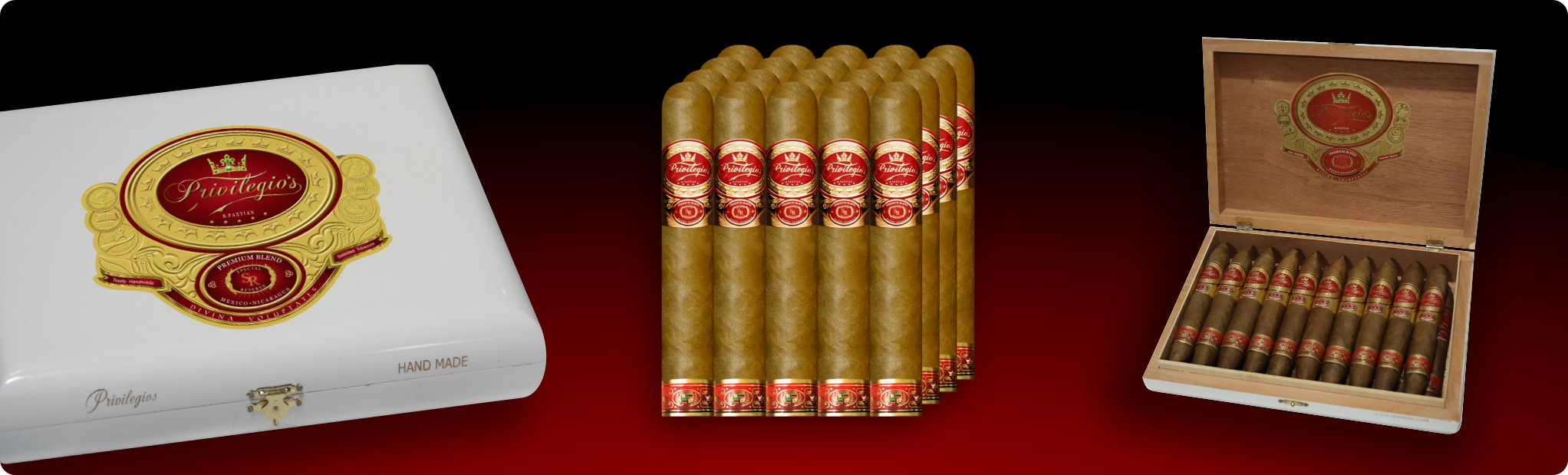 Marca de puros Privilegio's línea Selecta, puros calidad de exportación.