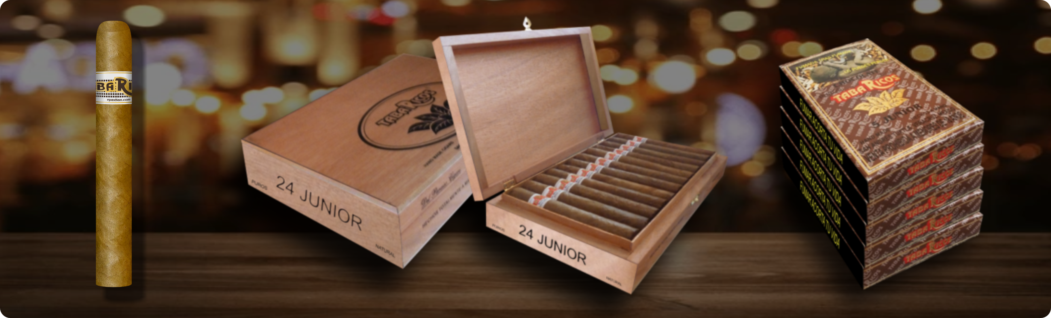 Puros hechos a mano con nuestra liga de tabaco 100% mexicano, puros económicos de tripa corta.